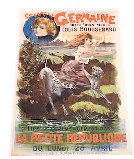Le Secret De Germain Poster by Pal Jean c. 1896