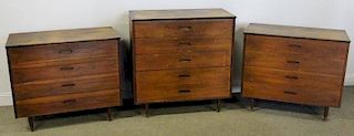 Set of 3 Midcentury Chests.