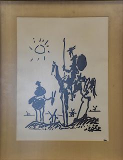 Vintage picasso don Quixote Lithograph