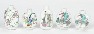 5 Fine Antique Chinese Snuff Bottles