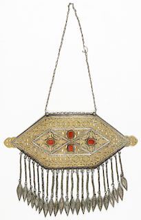 Antique Tekke Turkmen Pendant/Breastplate