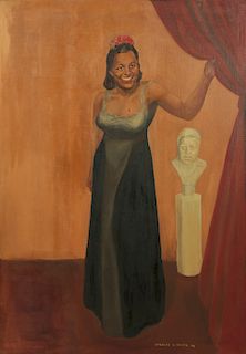 Charles L Smith (American) Portrait of Billie Holiday