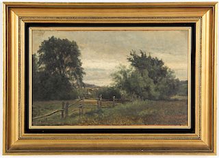 Hendrik Dirk Kruseman van Elten (Dutch/American, 1829-1904) Pastoral Landscape Painting