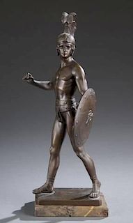 Classical male bronze by Fager