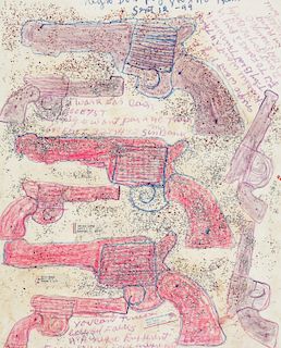 Bryant Gowen (20 th c.) "Guns", 1999