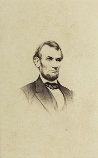 Rare Abraham Lincoln Carte de Visite