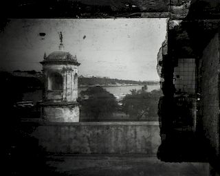Abelardo Morell (b. 1948) "La Giraldilla di la Habana / In Room with Broken Wall"