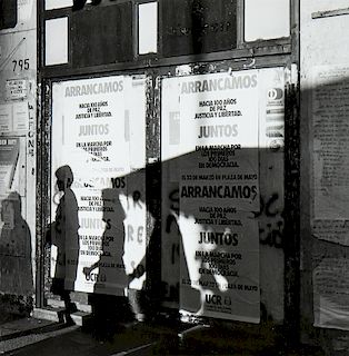 Mario Algaze (b. 1947) Desaparecidos, Buenos Aires, 1984, gelatin silver photograph