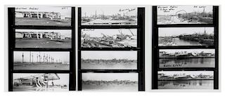 Silvia Lizama (20th c.) Group of 3 Contact Sheets from Hurricane Andrew