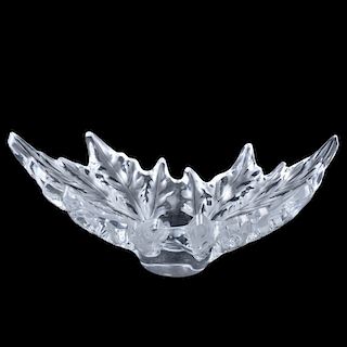 Lalique Champs Elysees Crystal Oval Bowl