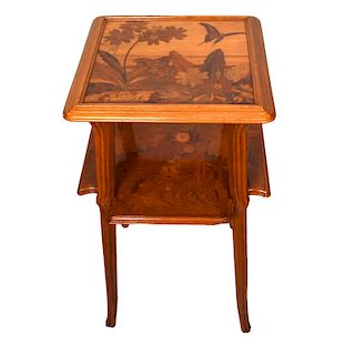 Emile Galle, French (1846-1904) Side Table