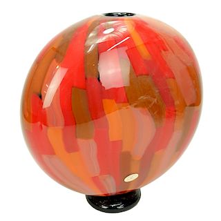 Murano Seguso Art Glass Vase