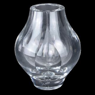 Vintage St. Louis "Univers" Clear Crystal Vase