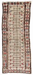 18th C. Cappadocia Long Rug, Central Anatolia, 4'1'' x 10'2''
