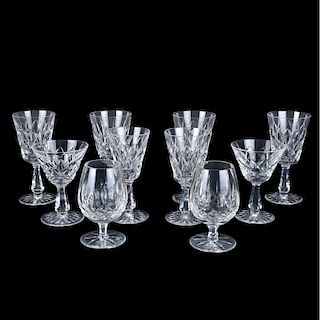 Ten (10) Waterford Crystal Glasses