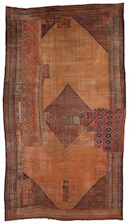 Mansion-Size Persian Patchwork Carpet, 14'7'' x 25'7''