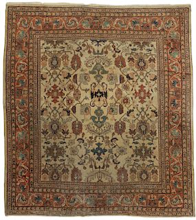Sultanabad Rug, Persia, 10'7'' x 11'8''