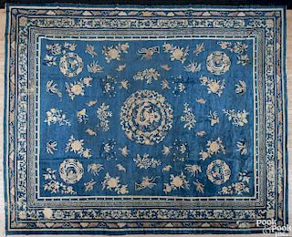 Chinese carpet, early 20th c., 11'6 1/2'' x 14'3''.