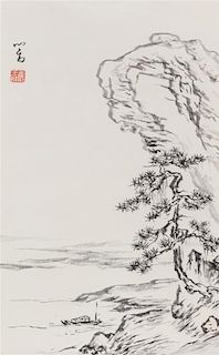 After Pu Ru, (1895-1963), Landscape Scene