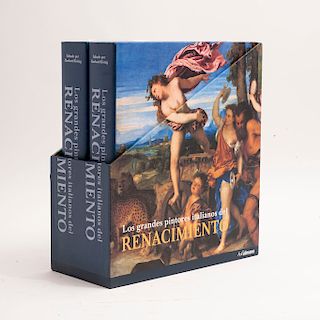 Los grandes pintores italianos del Renacimiento. Siglo XX. Editorial H. F. Ullmann, 2008. Encuadernados en pasta dura. Piezas: 2