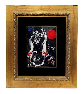 Marc Chagall "Isaiah" Framed Color Lithograph