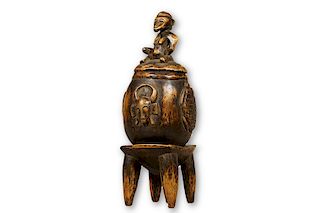 Senufo Figural Container from Ivory Coast - 19.5"