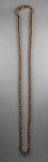 14k Gold Rope Style Necklace