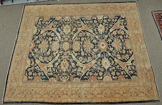 Saltanabad Oriental carpet (wear). 11'9" x 13'9" Provenance: Estate from Brooklyn, New York