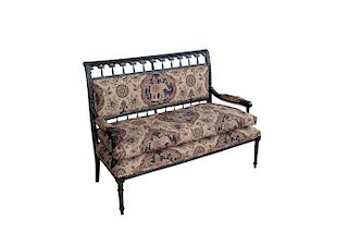 Antique French Upholstered Settee