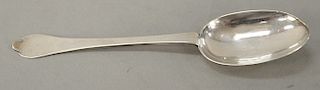 Laurence Coles (British) silver spoon, circa 1697.  length 7 1/4 inches (18.42 cm), 1.4 troy ounces   Provenance:  A deacces...