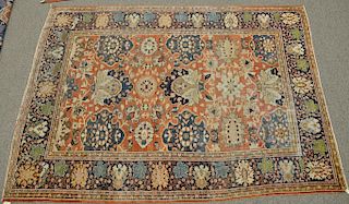 Saltanabad Oriental carpet, possibly late 19th century (low areas). 9'3" x 13'3"