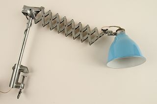 MID CENTURY MODERN ACCORDION STYLE DESK LAMP