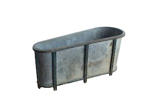 Antique English Zinc Bathtub