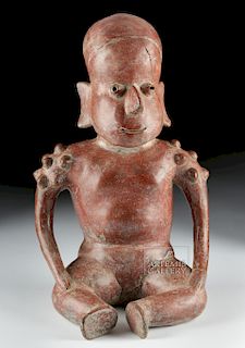 Colima Redware Seated Ancestor Figure