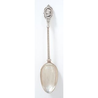 Newell Harding & Co. Coin Medallion Serving Spoon
