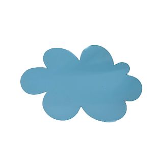 Diego Matthai. Nube azul. Elaborada en madera laqueada, esmaltada en color azul celeste. Firmada y fechada.