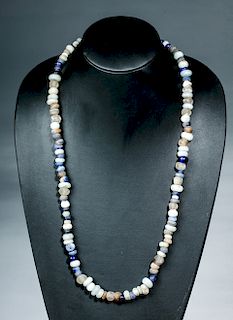 Necklace w/ Chinese Yuan / Ming Dynasty Glass Beads