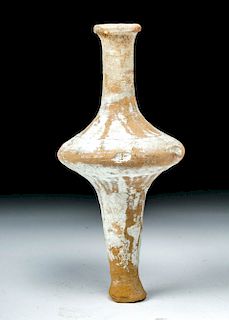Greek Hellenistic Pottery Spindle Jar - Rare Form