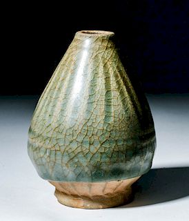 15th C. Anamese Acorn-Shaped Pottery Jar