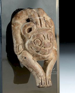 Mayan Pottery Jaguar Decoration