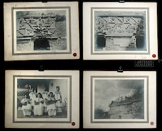 Lot of 4 Early 20th C. Mexican Pedro Guerra Photos