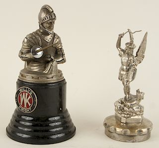 ART DECO AUTOMOBILE MASCOTS WILLYS KNIGHT 1920