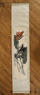 GUO YICONG CHINESE HAND PAINTED SCROLL