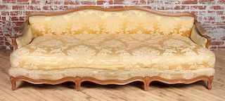 FRENCH WALNUT DAY BED SERPENTINE FRONT C.1900