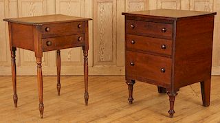 TWO PIECES OF 19TH CENTURY AMERICAN FURNITURE