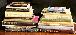 COLLECTION OF 19 REFERENCE BOOKS ARTS & ANTIQUES