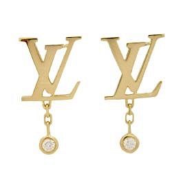 LOUIS VUITTON IDYLLE BLOSSOM LV EARRINGS, YELLOW GOLD