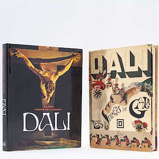 Lote de libros sobre Eugenio Salvador Dalí. Siglo XX. Moore, Peter (traducción). Le diners de Gala. Francia. Piezas: 2