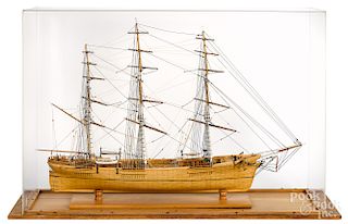 Ship model of an American clipper