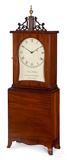 Boston Federal mahogany shelf clock